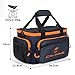 Calamus Fishing Tackle Bags - Fishing Bags for Saltwater or Freshwater Fishing - Rip-Stop PE - Padded Shoulder Strap - Pliers Storage -Orange