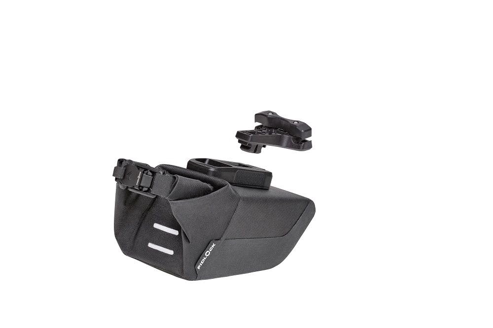 FIDLOCK Pinclip Saddle Bag | Compact, Weather-Resistant Bike Bag with Magnetic-Mechanical Attachment For Secure | Rattle-Free Storage | Small