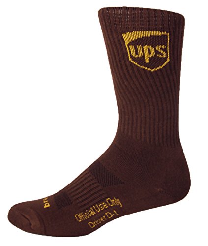 UPS Brown Fitness Crew Socks Premium Knit2