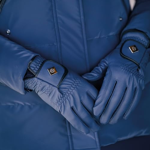 Gants d'équitation pour femmes Imperial Riding Elegance Winter chauds noir