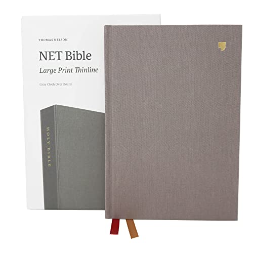 NET Bible, Thinline Large Print, Cloth over Board, Gray, Comfort Print: Holy Bible - Image 11