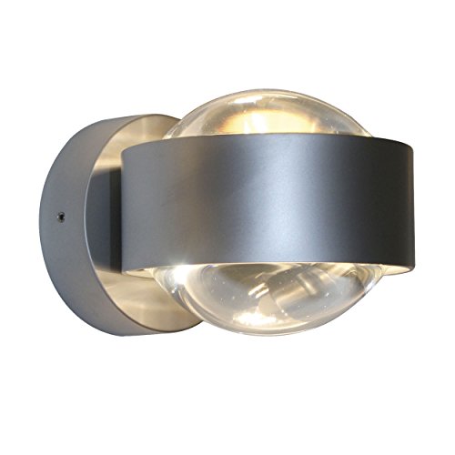 Preisvergleich Produktbild Puk Wall Wandleuchte nickel matt - Leuchtenkopf Linse / Linse