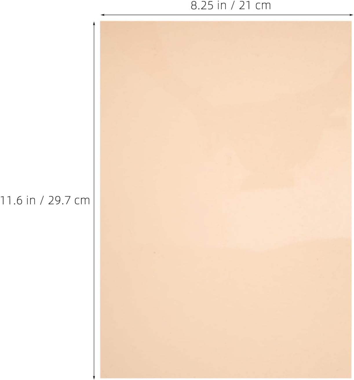 25Pcs Lighting Gel Filters: Transparent Film for Photography - Plastic Diffuser Films for Lighting Adjustment and Color Enhancement 11.7x8.3 Inch Orange