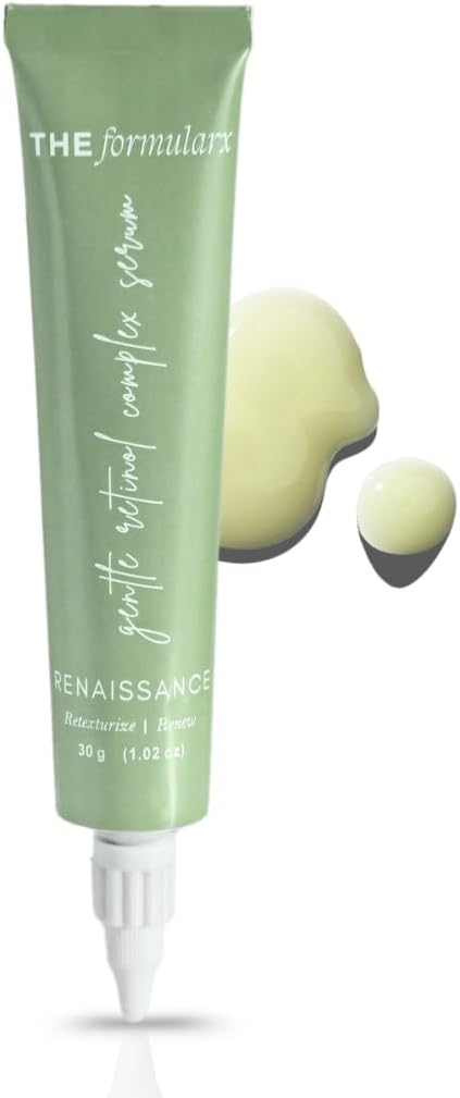The Formularx 0.1% Retinol + 0.5% Granactive Retinol Gentle Complex Serum With Niacinamide & Bakuchiol | For Acne, Acne Marks, Dark Spots, Wrinkles, & Pores | Anti Aging & Brightening Face Serum | 30