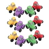 Convient aux collectionneurs : figurines de tracteurs miniatures sont un incontournable pour les collectionneurs de tracteurs miniatures de maison de poupée et d'ornements de tracteurs de ferme, de jouets de tracteurs de maison de poupée, de figurines de micro-paysage