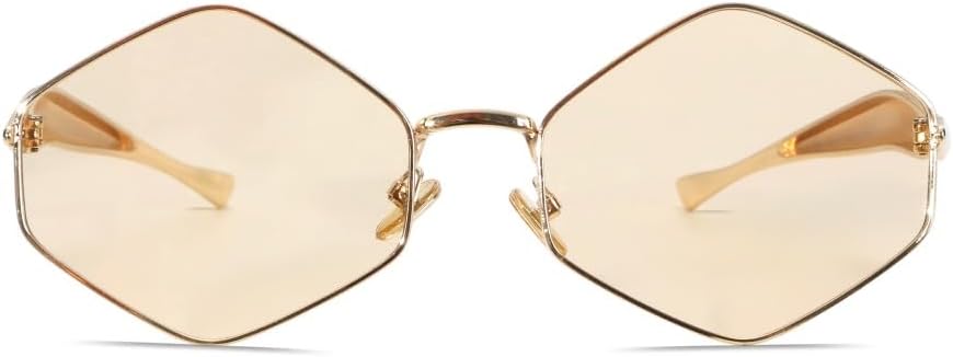 Y2k Sunglasses for Women and Men, Retro Narrow Rhombus Sunnies Selora - Image 2