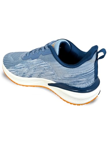 Image of Allen Cooper Training,Walking,Cricket,Gym,Sports Comfortable Running Shoes for Men(851|Grey|Navy Size-6,7,8,9,10)