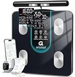 arboleaf Scale for Body Weight and Fat, 8-Electrode Smart Scale High Accuracy, Large LCD Display, 50 Body Metrics Bluetooth Sync, 400lb