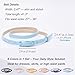 EOQIFJM Women Skinny Belts 6 Pack – PU Leather Thin Waist Belts for Dresses, Jeans, Pants with Buckle, Fashion Slim Leather Belt