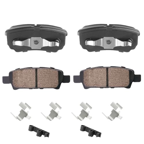 HYFTJYZ Automotive Replacement Rear Brake Pads Fit Chrysler 200/Sebring,Dodge Avenger/Caliber,Jeep