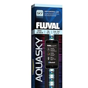Fluval Aquasky 2.0 Bluetooth LED Aquarium Light, 18W, 24-36 in / 61-91 cm