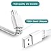 Basesailor Micro USB Power Cable 30FT 2Pack,Flat Micro USB Charging Power Cord,Charger for Wyze Cam Pan,Yi Cam,Nest Cam,Blink Mini/XT/XT2/3rd Gen Camera,Arlo Q,Furbo Dog,Netvue,Xbox 1 Controller 20