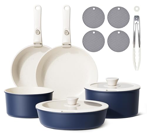 Caannasweis Detachable Nonstick Cookware Set -...