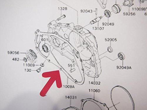 Amazon.co.jp: クラッチ ガスケット KSR-Ⅱ用 社外品 KMX80-B1～B6