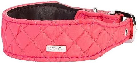 DO&G Silk Expressions Leather and Dog Collar, Pink