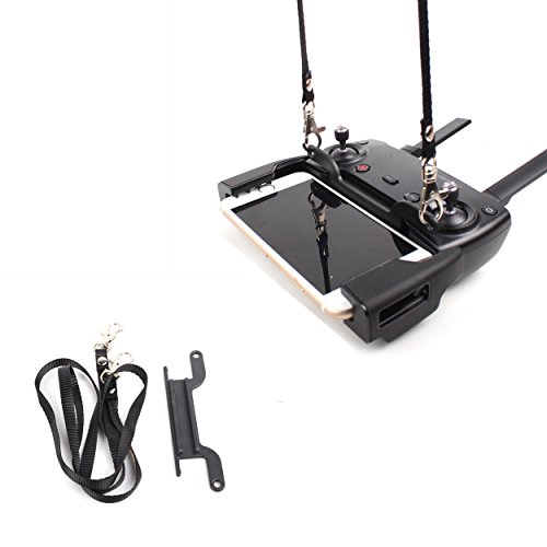 PENIVO Mavic télécommande contrôleur suspendus plaque de support de crochet de boucle, courroie de cou de courroie de transmetteur Sling pour DJI Mavic Air / Mavic pro / Spark Drone Quadcopter