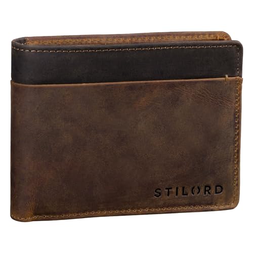STILORD 'Sterling' RFID Geldbeutel Herren Leder - Vintage Portemonnaie mit...