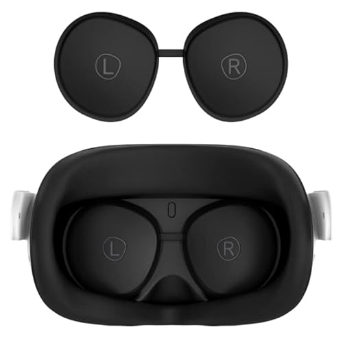 Capa protetora de lente de silicone VR para substituição com capa protetora de lente de silicone par