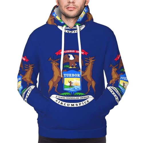 Pull Michigan homme pour journées fraîches et mi-saison décontractée - 4