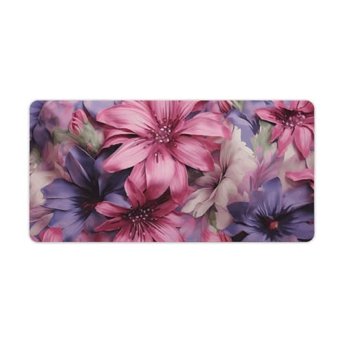 Tapis de souris imperméable grand format lavable avec base stable