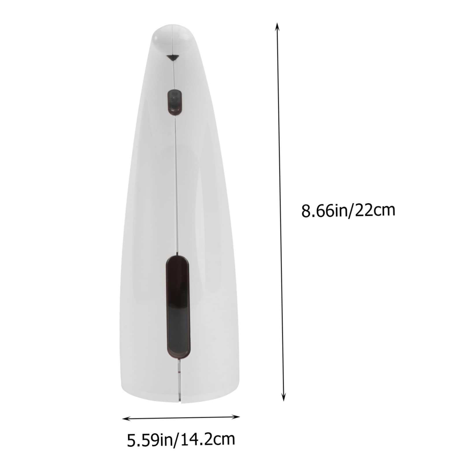 GLEAVI Dispenser Bianco Touchless Sensore Infrarossi Dosatore per Cucina e Bagno Funzionamento Batteria Facile da Installare