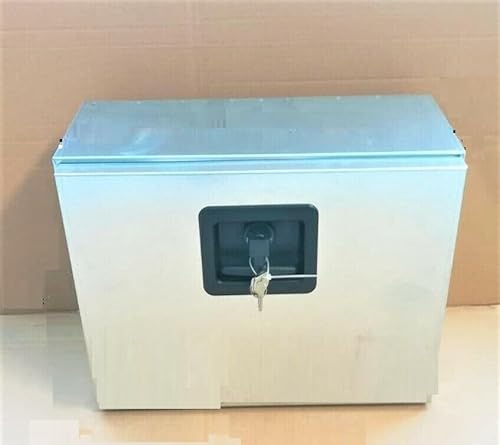 CASSETTA PORTA ATTREZZI ZINCATA ADATTA A PORTER CAMION FURGONI 60X30X18.5 CM