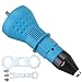 Cordless Electric Rivet Gun Adapter Kit Rivet Nut Drill Adaptor Riveting Tool Insert Nut Hand Tool Power Machine Accessories Blue
