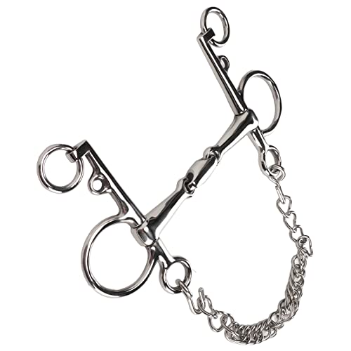 Horse Pelham bid, RVS Pelham bit voor paarden Sterk en bijtvast - Afbeelding 5