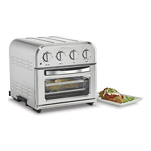 Image of Cuisinart TOA-28 Compact Airfryer Toaster Oven | 220-240V, 50Hz | 1800W | 6-in-1 Functions | Large Capacity Air Fryer | Wide Temperature Range | 60-Minute Timer /Auto-Off | Stainless Steel