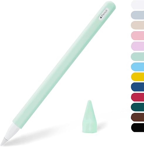 Miniatura 7 de KELIFANG Funda de silicona para Apple Pencil Pro 2024 y Apple Pencil de 2 generación, funda protectora con agarre y tapa de punta, accesorios
