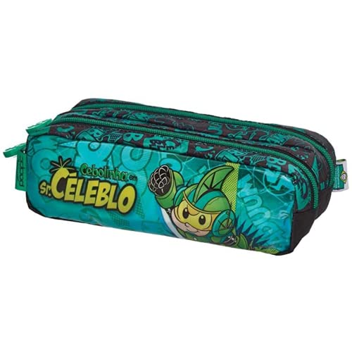 Estojo Duplo Infantil Tm Cebolinha Celeblo 973H17 Pacific