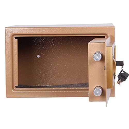 Coffre-fort à code électronique doré RLKHXBS 31x20x20cm pour clés et objets