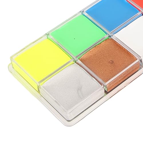 Pintura Facial de Maquiagem, óleo de Pintura Corporal Ecológico Inodoro, Festa Profissional, Cores V