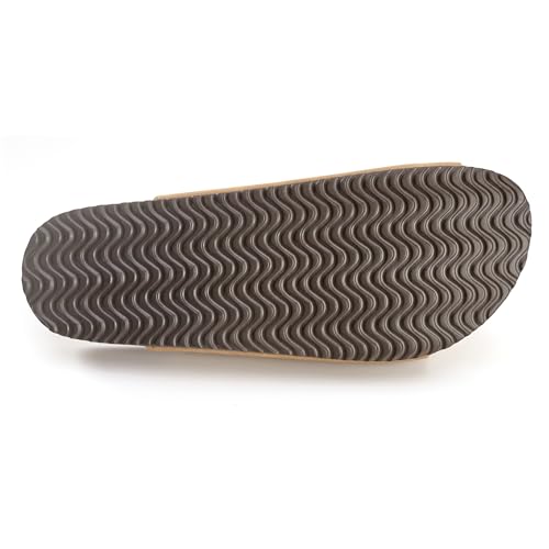 E E EMPTY Sandals Women Adjustable Double-Buckle Smooth Sandals, Comfortable Cork Sandals Suitable for Both Men and Women, with Bow Support4