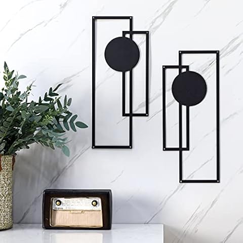 Peryiter Metal Abstract Wall Art Cover