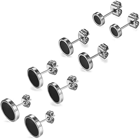 Flongo Stainless Steel Studs Earrings for All Occasions Cover