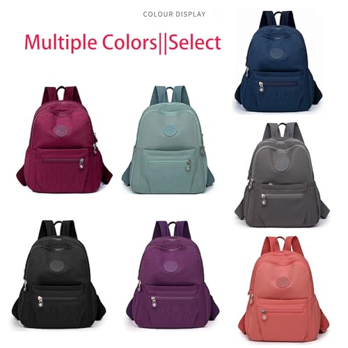 Simple Casual Solid Color Lightweight College Work Backpack Anti Theft Travel Backpack Daypack for Women (Grey)2