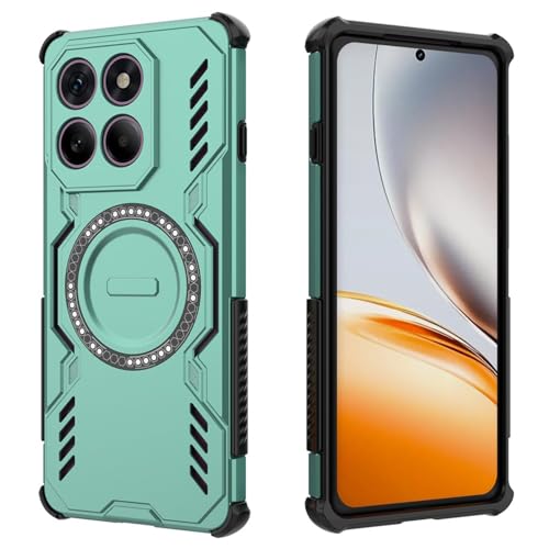 motorola edge 60s pro �p �P�[�X �w�� motorola edge 60 pro ���p�^�C�v ���M�\�� PC+TPU 2�w�\�� �G�A�N�b�V���� �ϏՌ� ���C�z�� MagSafe ���C�����X�[�d�Ή� �yLitBrian�z80 (�O���[��