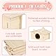 HAZMA Diy Meerschweinchen Haus,Meerschweinchenhaus Aus Holz,Spielzeug Meerschweinchen Zubehör,Nagerhaus,Hasenhaus,Nagerhaus,Meerschweinchen Zubehoer,Für Kleintiere