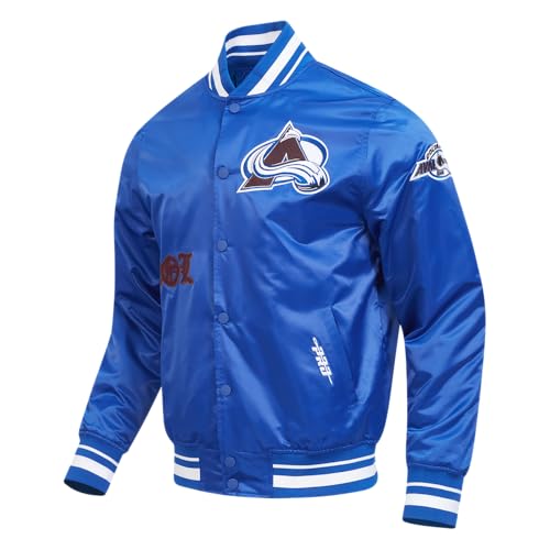 Image of Pro Standard Mens NHL Old English Satin Jacket