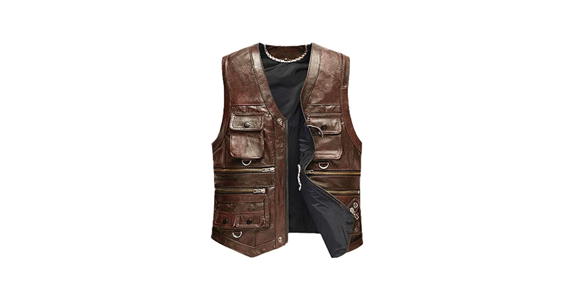 値下げ可　Brown)Brook Big Pocket Nylon Vest L Big Pocket Nylon Vest – YZ