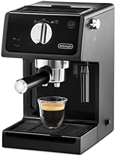De'Longhi ECP31.21 Kolbowy Ekspres do Kawy, Tworzywo Sztuczne/Metal, 1100 W, 1,1 Litra, Czarny/Srebrny