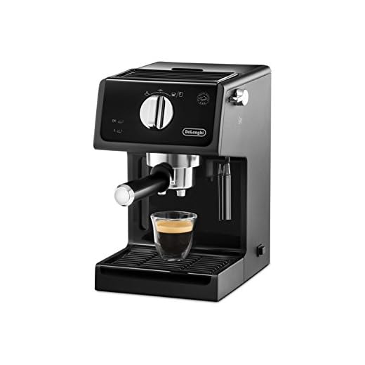 DeLonghi ECP 31.21 Cafetera Independiente, semi-automática, 1100 W, 15 bares, 1,1 L, acero inoxidable, Negro