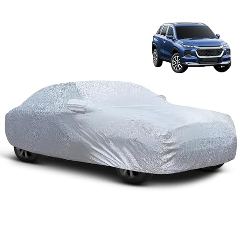 Image of Autofy Car Cover Waterproof SilverShield for Maruti Suzuki Grand Vitara [Year 2022 Onwards] - Grand Vitarar Car Cover Dust & UV Protection Grand Vitara Car Body Cover with Mirror Pocket Cotton Lining