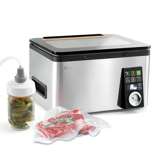Vesta Precision 12” Chamber Vacuum Sealer, Smart Auto Vacuum Time,