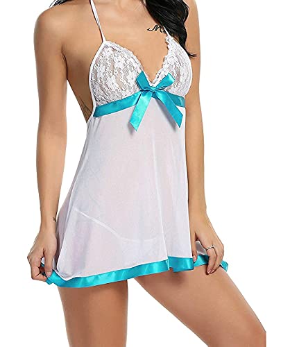 Image of Women Babydoll Lingerie with G -String Panty