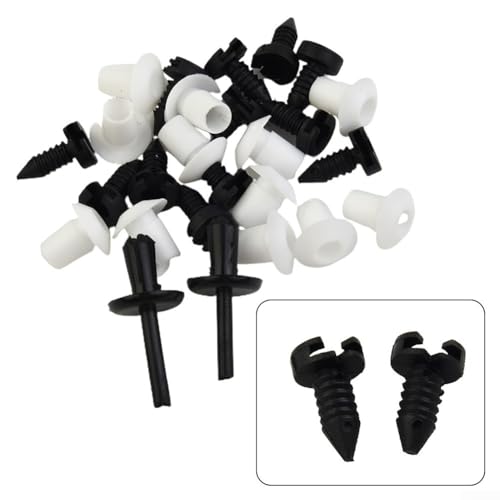 Lot de 26 clips de fixation pour panneau de porte avec écrous de verrouillage et inserts Snapsac conçus pour le remplacement direct de l'automobile