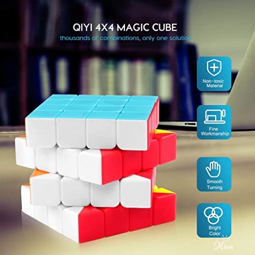 Coogam CUBE015 Qiyi 4X4 Speed Cube Stickerless Magic Puzzle Toy Gift thumb #2