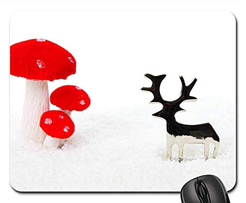 Preisvergleich Produktbild Mauspad - Metallpilzfeier-Weihnachtsdekoration