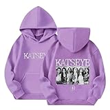 RTTUIOP Katseye Hoodies Kids Katseye Merch Album Music Long Sleeve Shirt Graphic Sweatshirts Pullover Unisex Clothing Girls Sweater for Fans